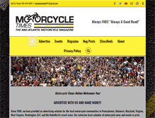 Tablet Screenshot of motorcycletimes.com